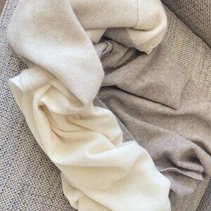 RACHEL ROY MULTICOLOR 2-PLY CASHMERE SCARF/ SHAWL/WRAP 79" X 23.5"